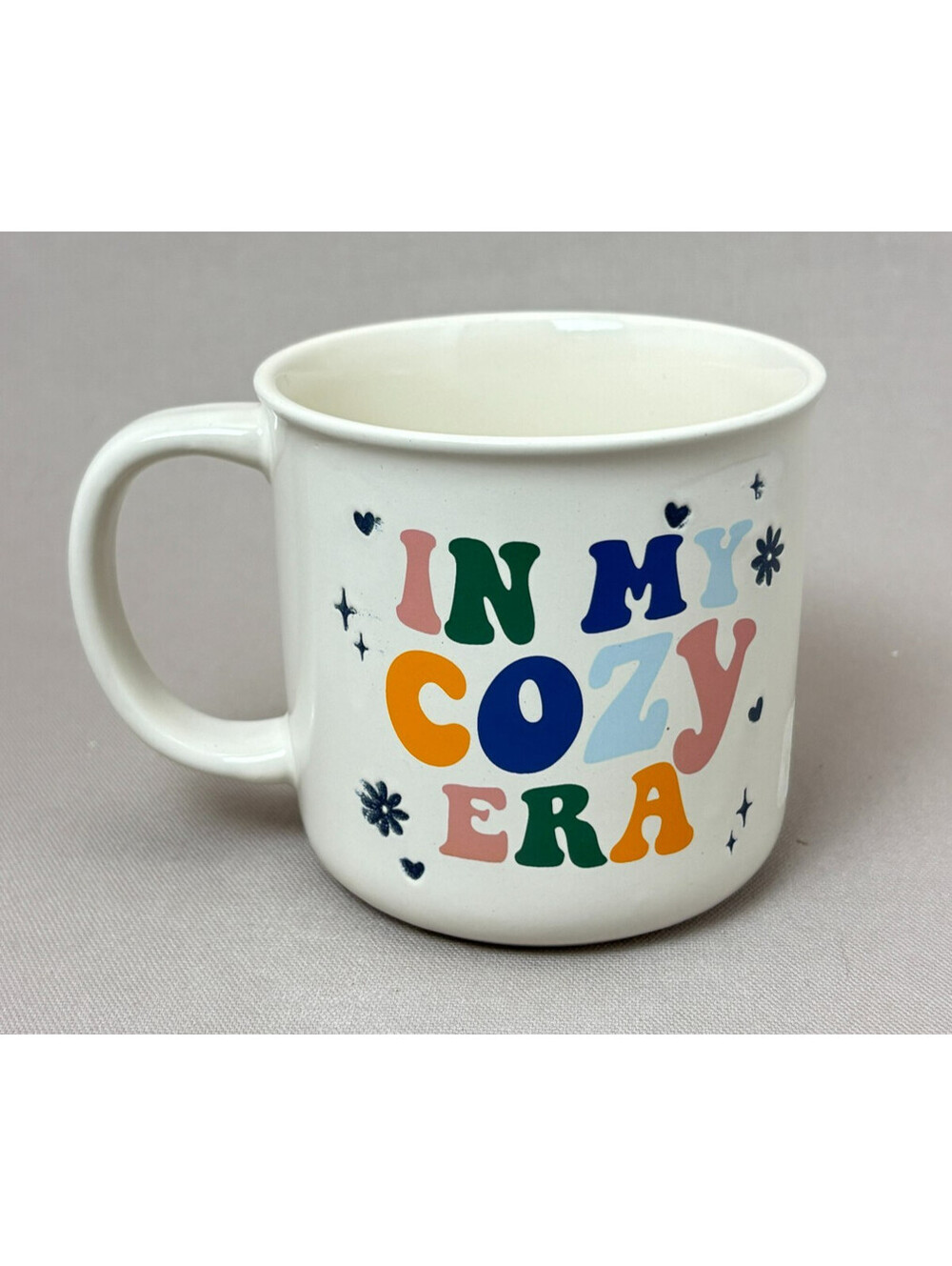 Sunday Morning Ceramics In My Cozy Era Coffee Mug Cup Retro Groovy Fall 14oz